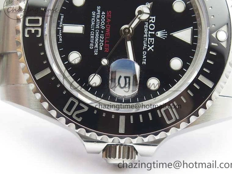 MiroTime 1225 Durable Sea Dweller 126600 2017 43mm SS BP Maker 1:1 Best Edition Black Dial On SS Bracelet ETA 3575